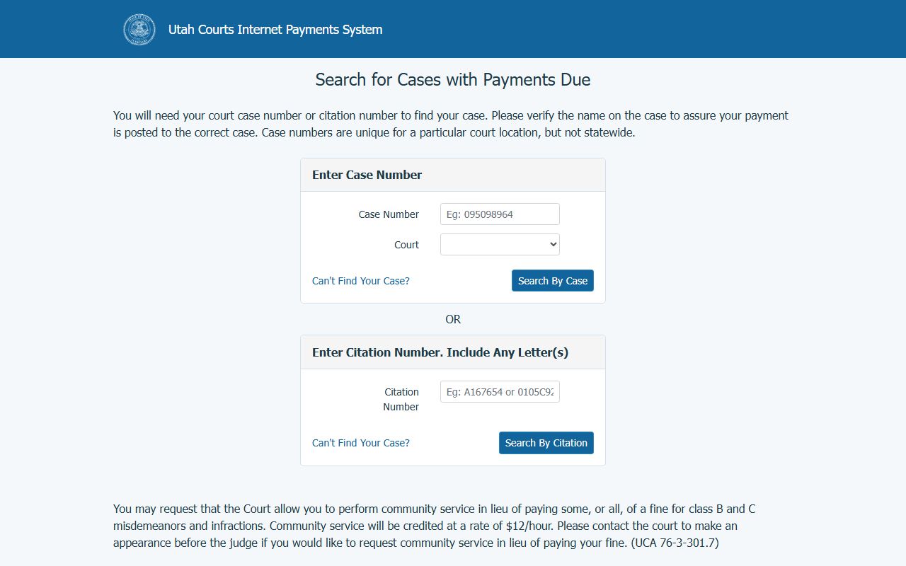 rich county court docket online citation payment portal