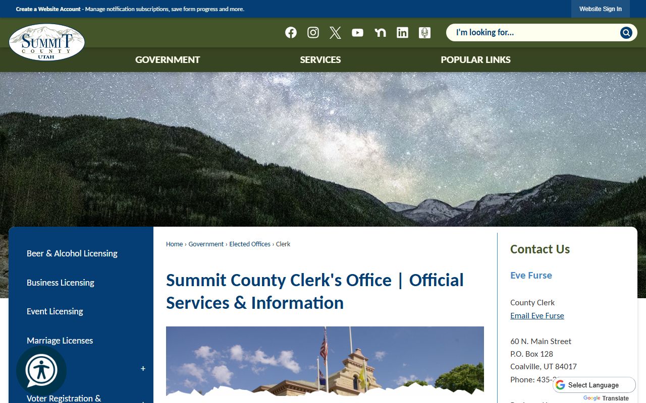 summit county court docket clerk records